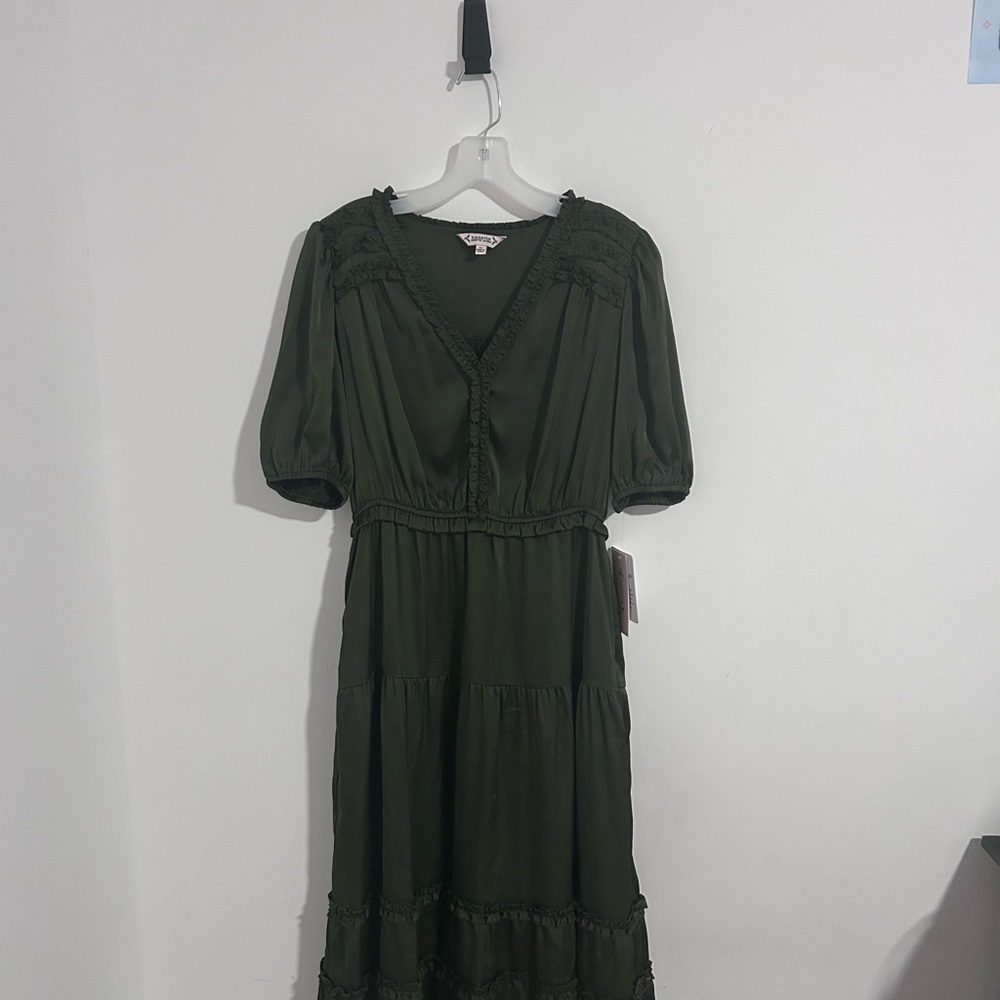 Nanette Lepore Olive Midi Dress